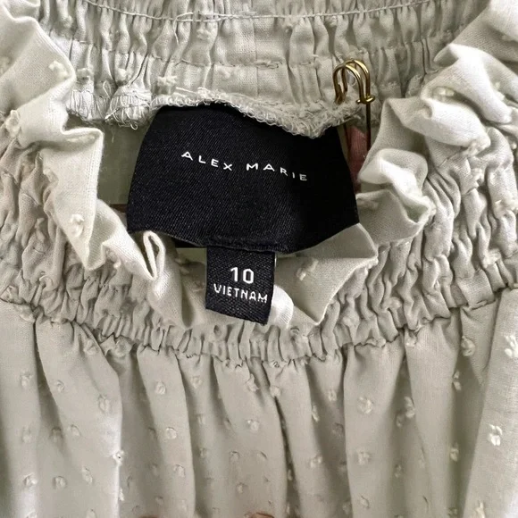 NWT Alex Marie Kaia Mockneck Tiered Midi Dress - Picture 9 of 11